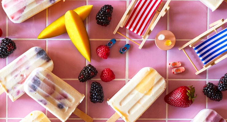 Fruit & Yogurt Popsicles