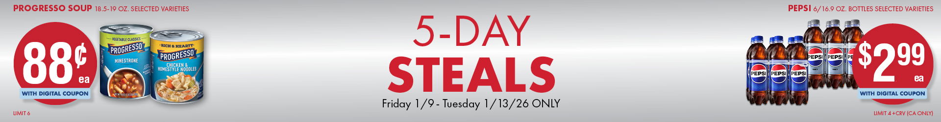 5 Days Steals