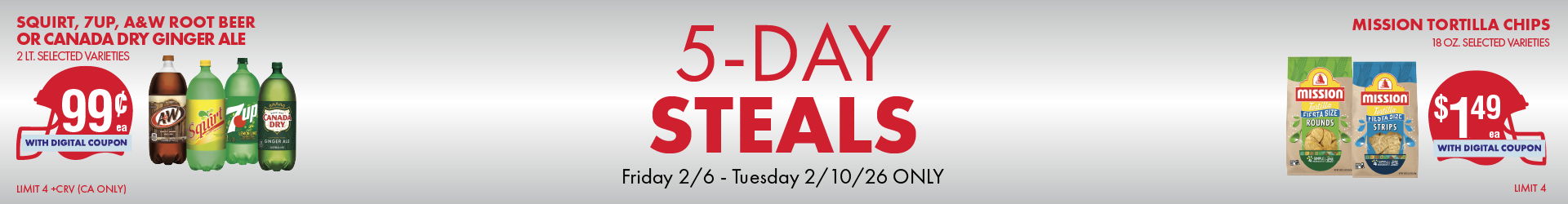 5 Days Steals