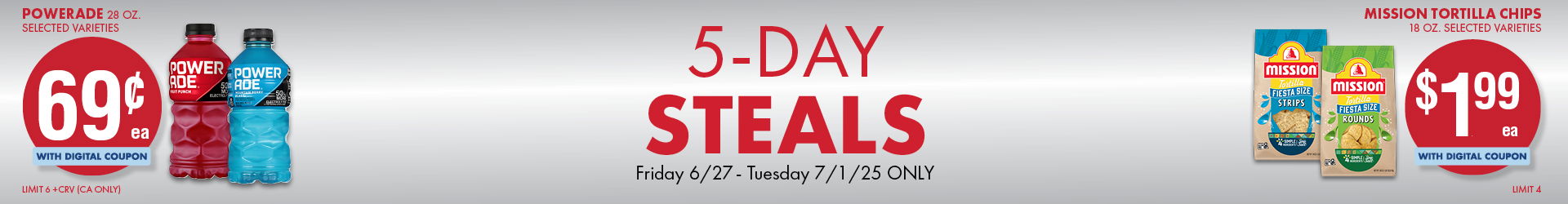 5 Days Steals