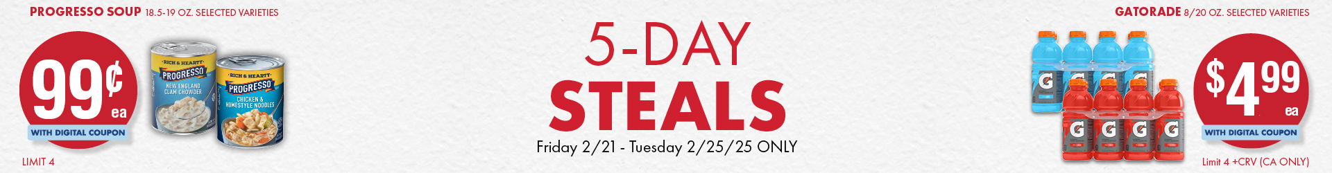 5 Days Steals