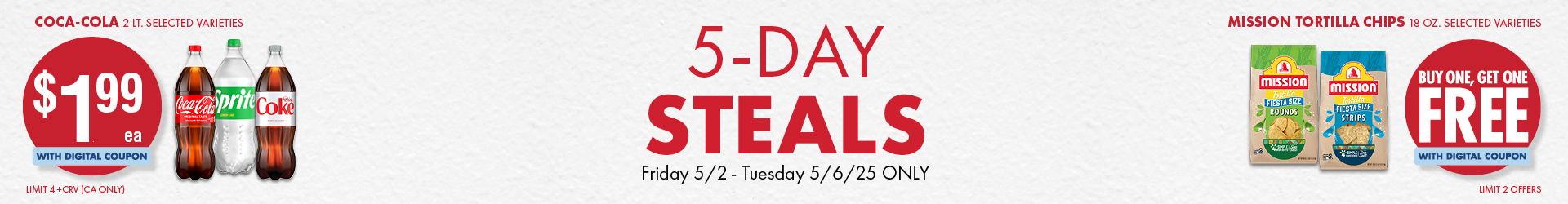 5 Days Steals