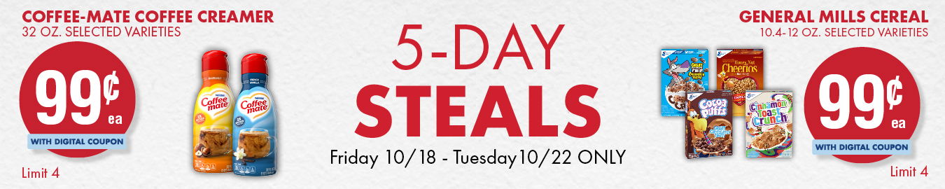 5 days steal