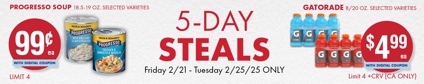 5 Days Deals