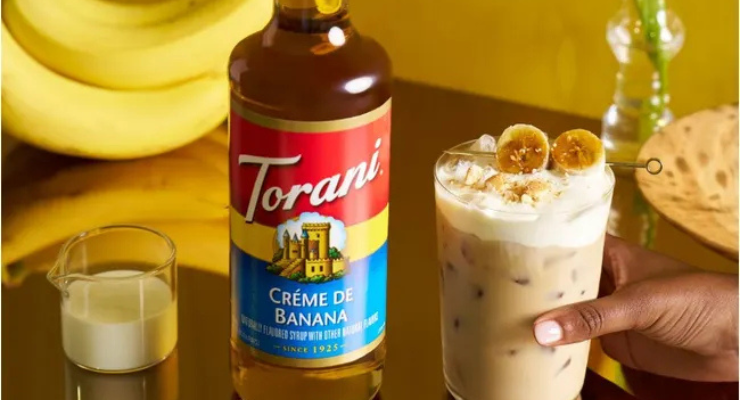Iced Banana Latte Cold Foam