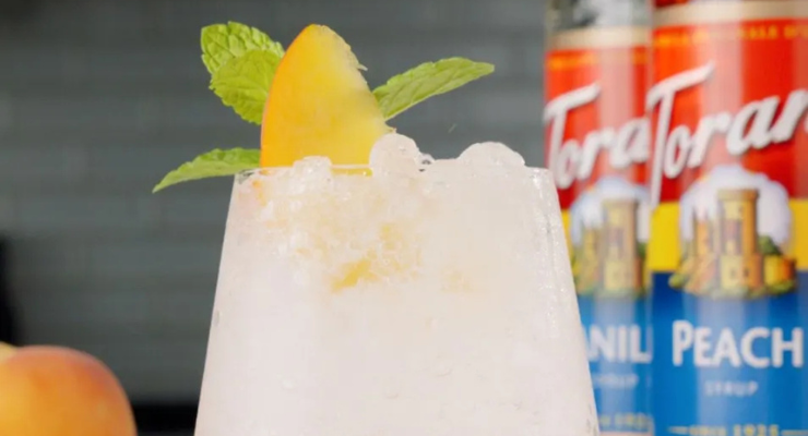 Peach Vanilla Mocktail