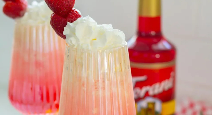 Strawberry Italian Cream Soda