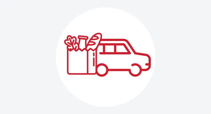 Free Same-Day Pick-Up! No Fee for Grocery Orders! Quick, free pick-ups for your groceries