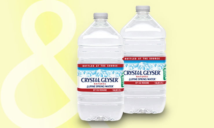 CG Water purified drinking water bottle