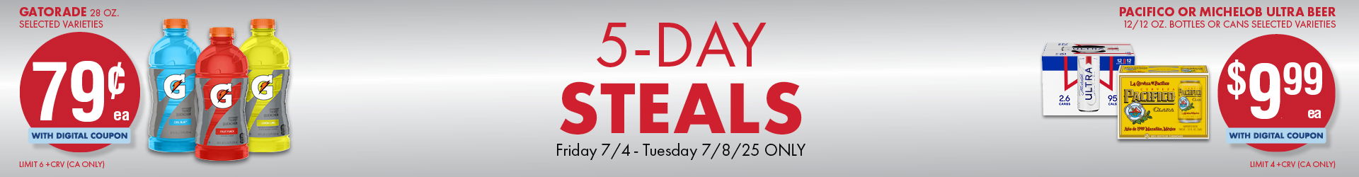 5 Days Steals