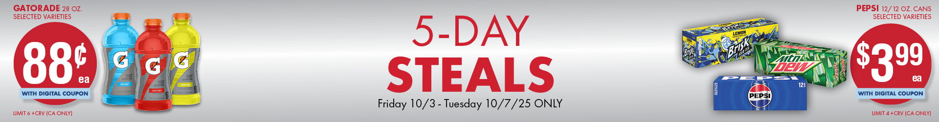 5 Days Steals