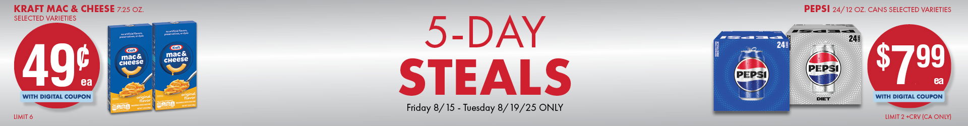 5 Days Steals